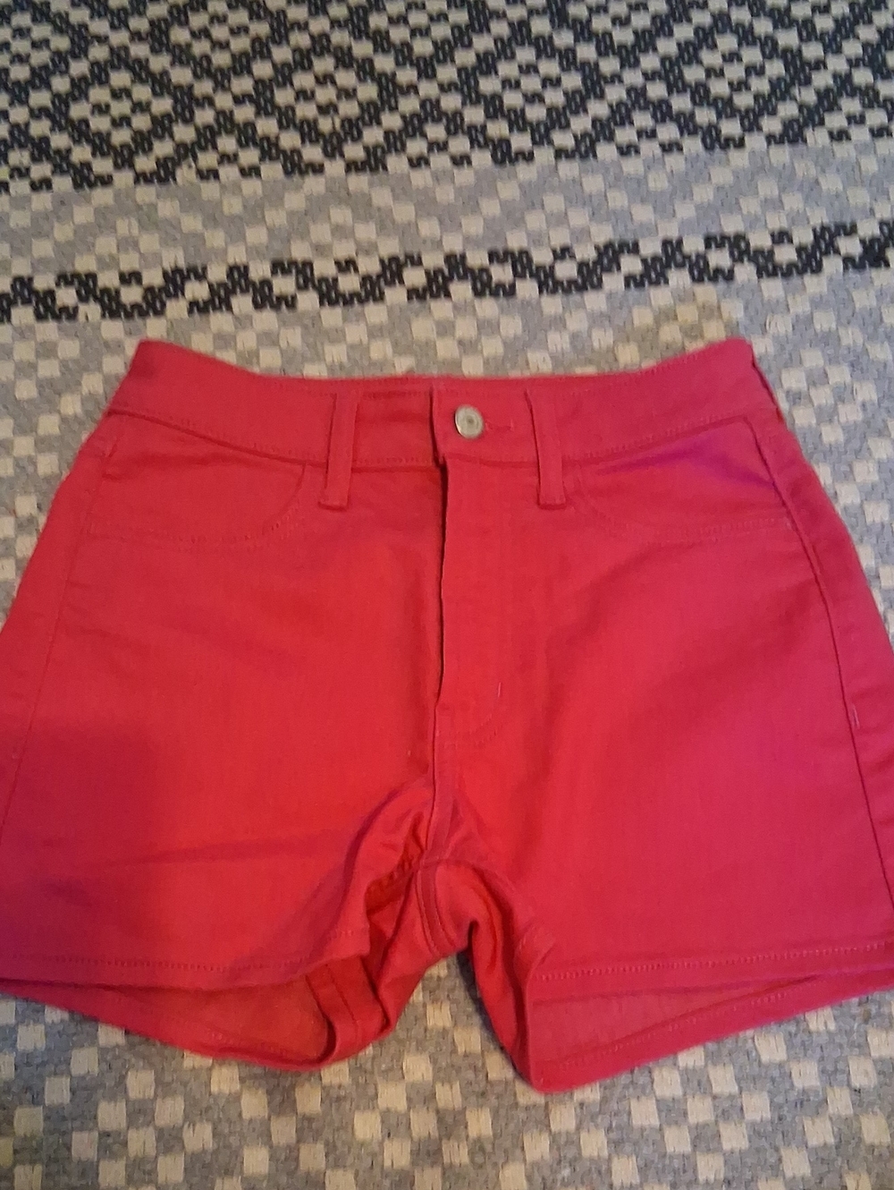 Old Navy High-Waist Pink Denim Shorts